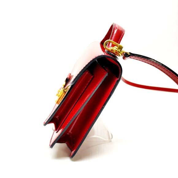 Louis Vuitton Red Patent Leather Hand Bag mon-541-091225 - Picture 3 of 13